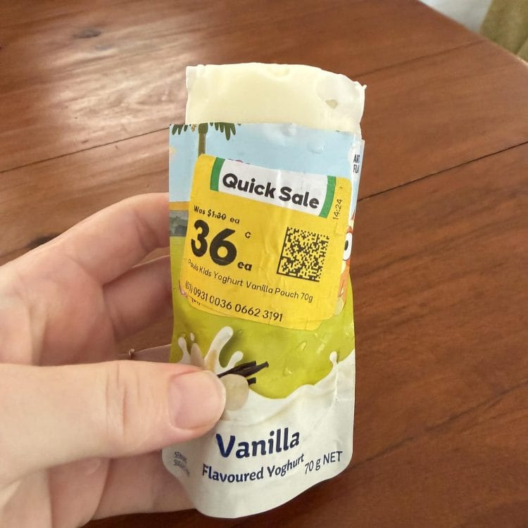 Freeze your quick sale yoghurts