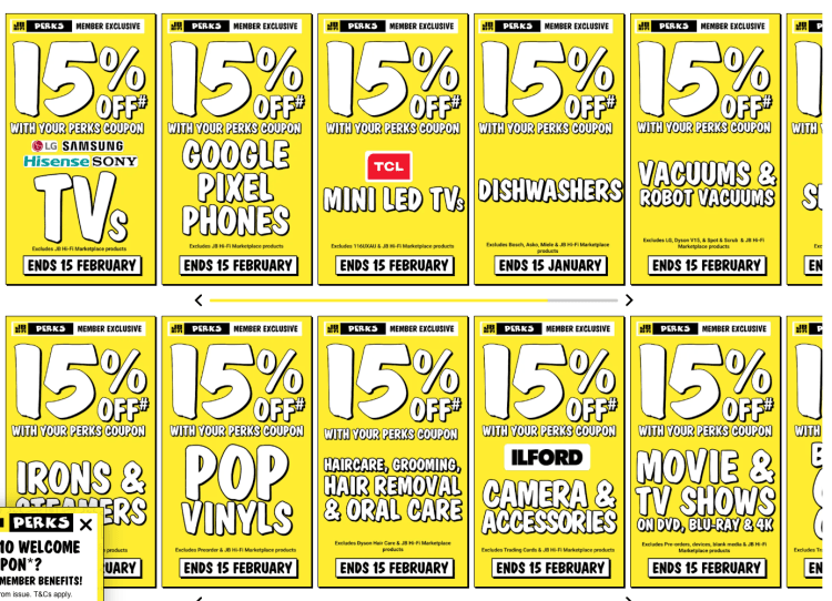 JB Hi-Fi Perks Frenzy