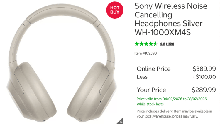 Costco WH-1000XM4