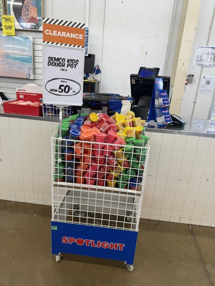Spotlight (Campbelltown): Semco Kids Dough Pot $0.50