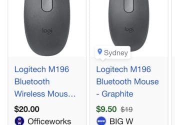 Big W: Logitech M196 Bluetooth Mouse – half price, now $9.50