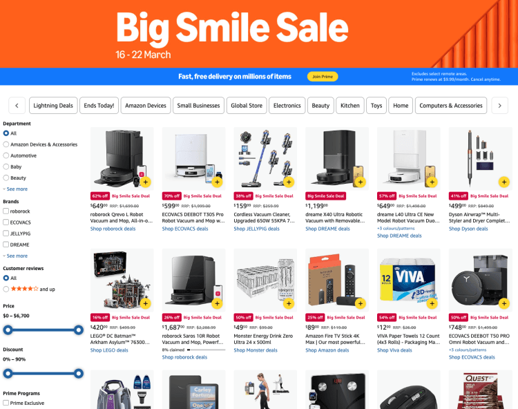 Amazon Big Smile 2026