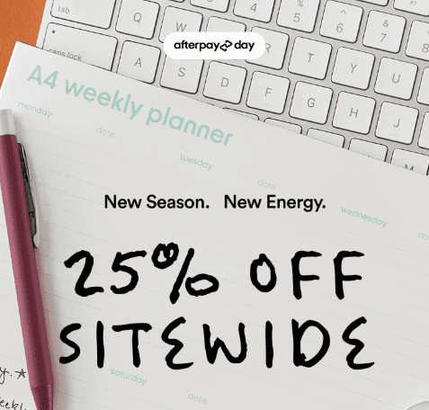 Typo 25% off Afterpay Day