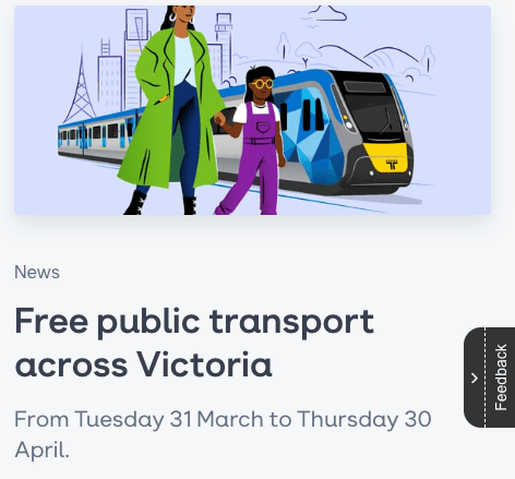Free Public Transport Victoria