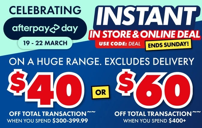 The Good Guys Afterpay Day Coupon 2026