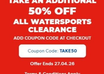 BCF 50% off Watersports Clearance