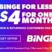 Binge April 2026 Promo