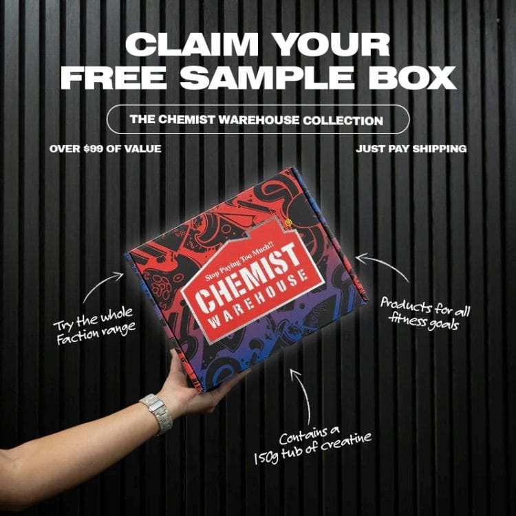 Chemist Warehouse Faction Labs Free Box