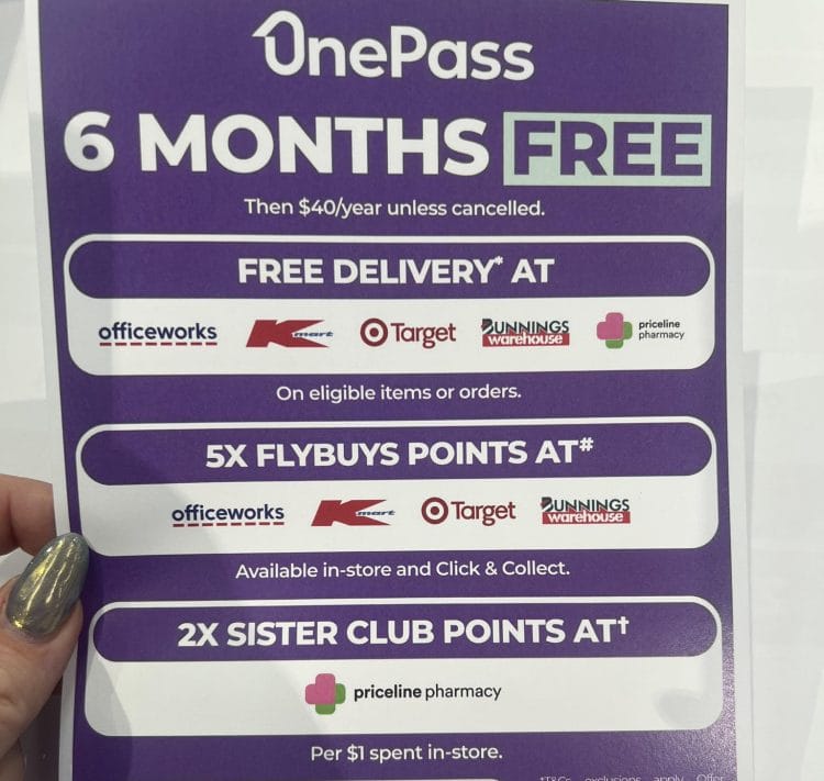 OnePass 6 months free