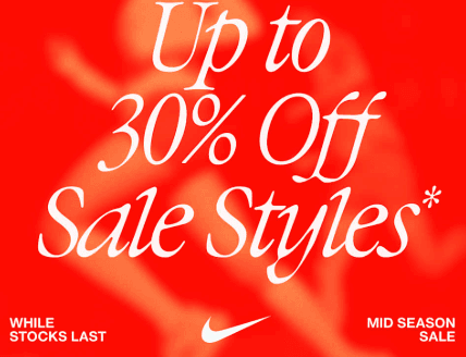Nike 30% off Sale Styles