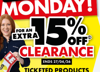 The Good Guys: Clearance 15% off coupon
