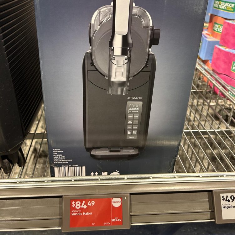 Aldi (Gateways): Ambiano Slushie Maker $84.49