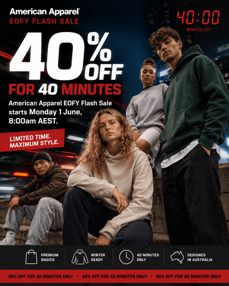 American Apparel Sale 2026