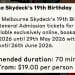 Melbourne Skydeck: $19 general admission