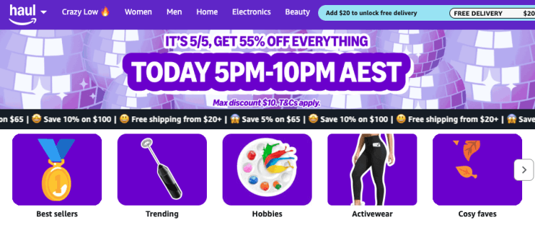 Amazon Haul May Code