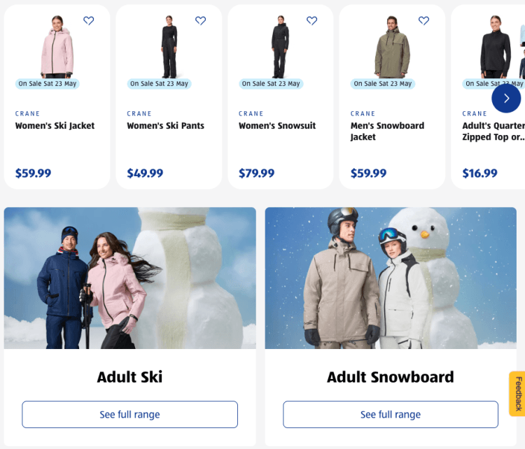 Aldi: Snow Gear on sale (23 May 2026)