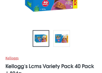 Coles LCMs $4 40 pack