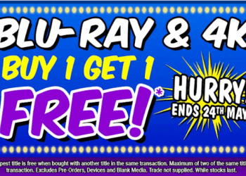 JB Hi-Fi Blu-Ray Buy 1 Get 1 Free