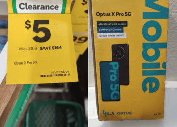 Woolworths Optus X Pro 5G for $5