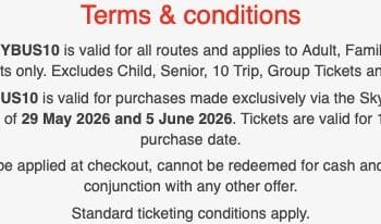 SkyBus Coupon Code