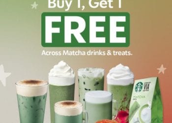 Starbucks: buy 1, get 1 free – Matcha Mondays