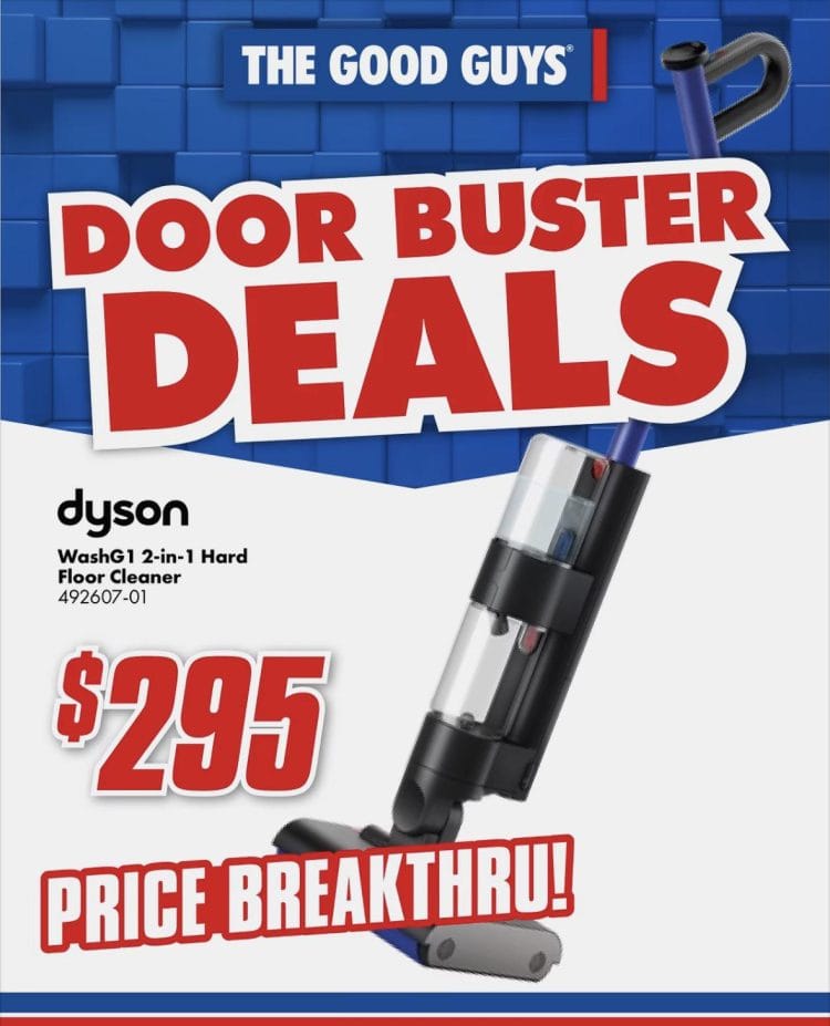 The Good Guys: Dyson WasG1 2-in-1 Hard Floor Cleaner $284