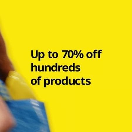 IKEA up to. 70% off