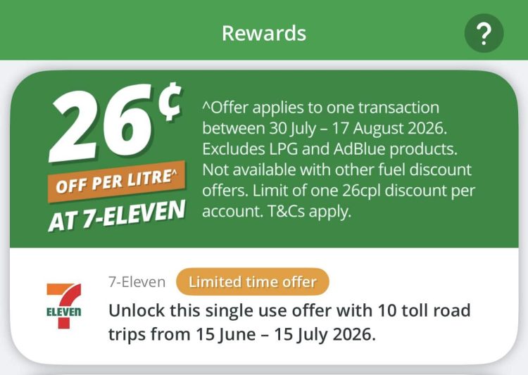 Linkt 26c off petrol
