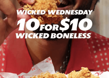 KFC 10 for $10 Wicked Boneless
