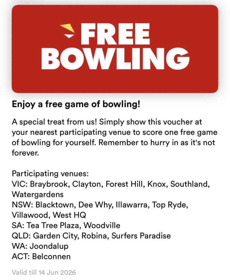 Timezone Free Bowling