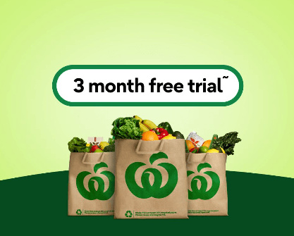 Woolworths: 3 month free trial Delivery Unlimited
