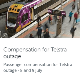 V/Line: compensation for Telstra outage