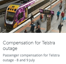 V/Line: compensation for Telstra outage
