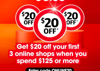 Coles $20 off coupon