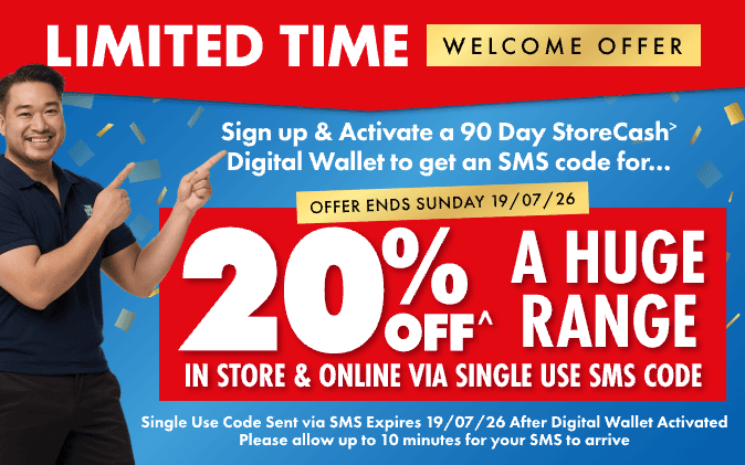 The Good Guys: 20% off with single use code