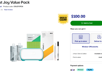 Cricut Joy Value Pack $100