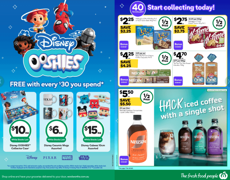 Woolworths Weekly Half Price Specials 22 July 2026