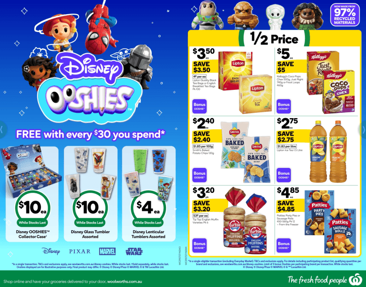 Woolworths Weekly Half Price Specials 29 July 2026