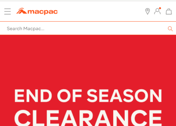Macpac 2026 End of Season Clearance