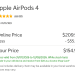 Costco: Apple AirPods 4 $154.99