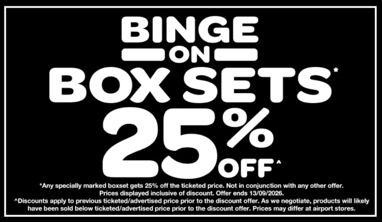 JB Hi-Fi: 25% off box sets