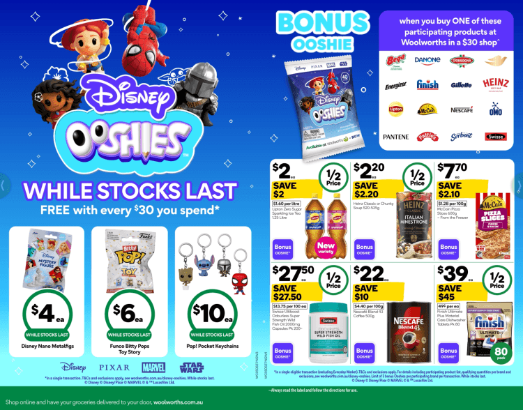 Woolworths Weekly Half Price Specials 5 August 2026