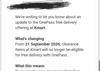 OnePass Kmart Changes