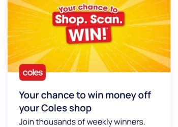 Coles Shop Scan Win