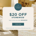 Bed Bath N’ Table: $20 off when you spend $150 coupon code