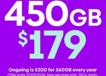 OnePass Mobile $179 450GB