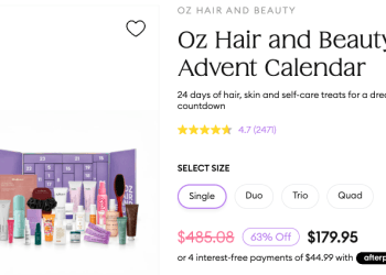 Oz Hair and Beauty Advent Calendar 2026