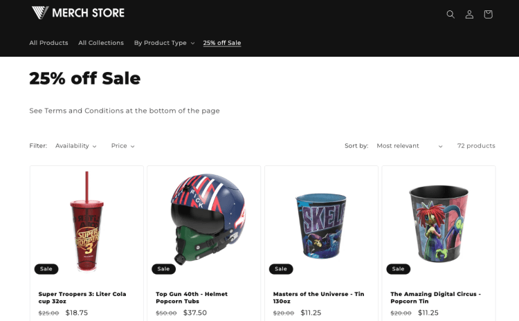 Village Merch Store 25% off