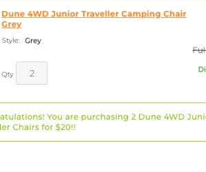 Anaconda 2 for $20 junior camping chair