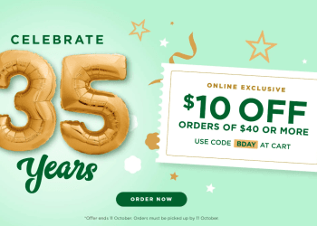 Cheesecake Shop $10 off voucher